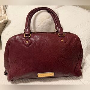 Marc Jacobs Burgundy Leather Satchel/Crossbody Bag 141/2x10